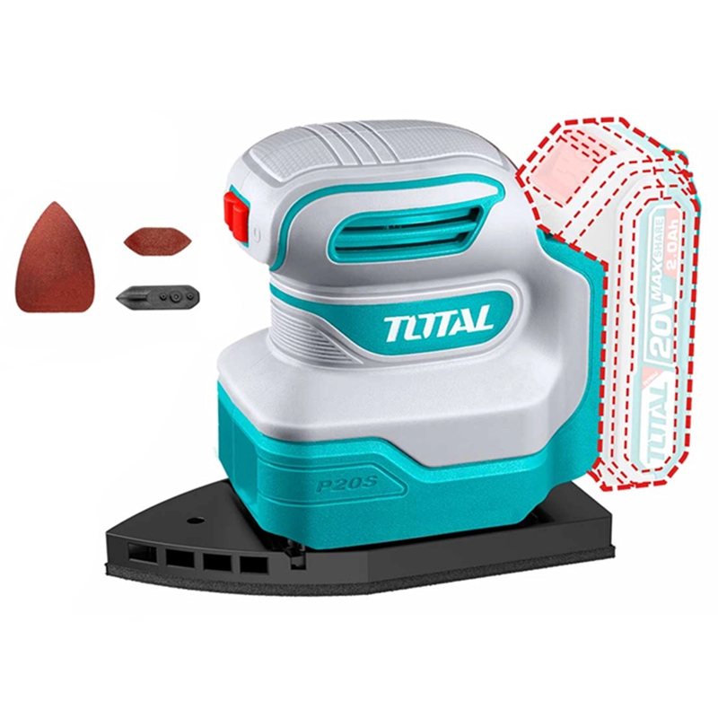 LIJADORA INALÁMBRICA ORBITAL DE PALMA 20V TOTAL TPSLI2014 - 1
