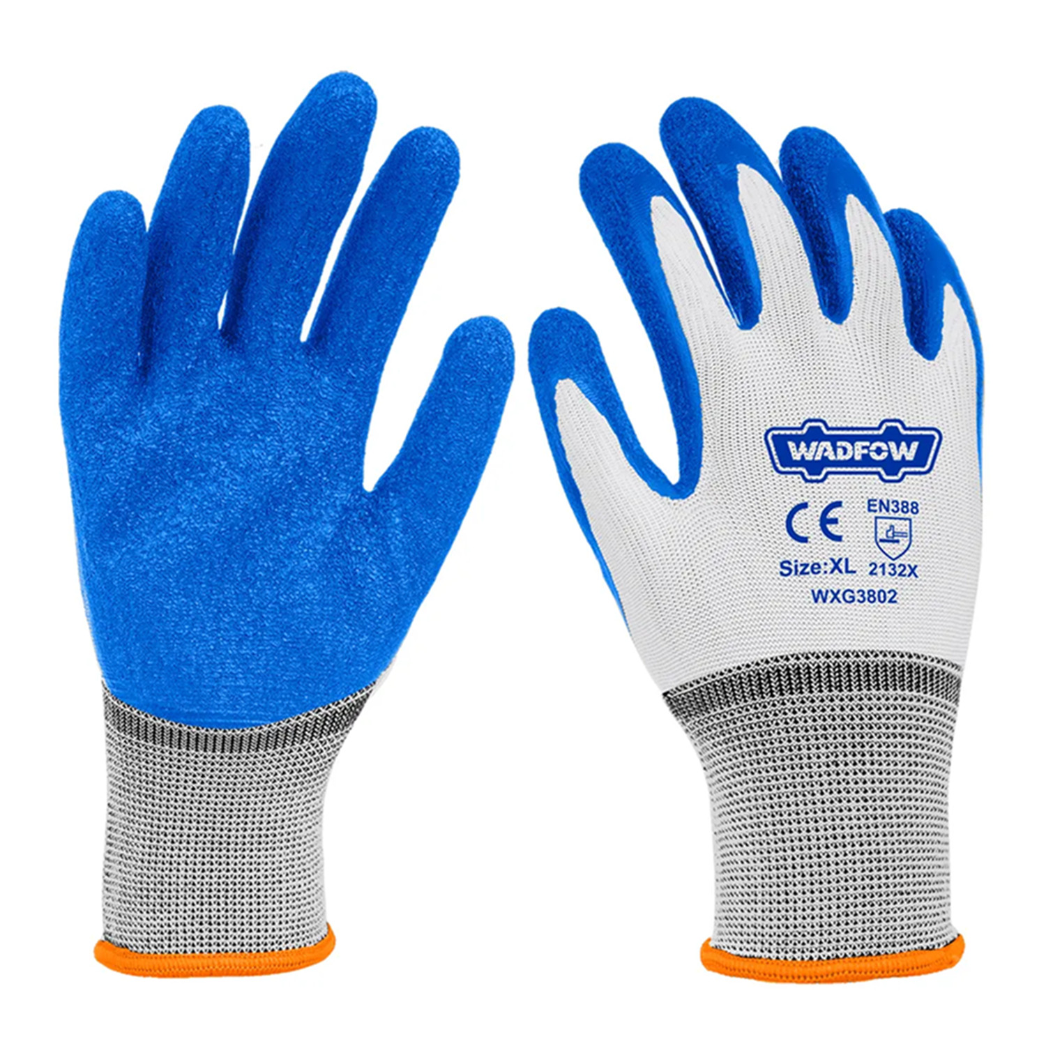 PACK 12 PARES DE GUANTES LATEX XL WADFOW WXG3802 - 1