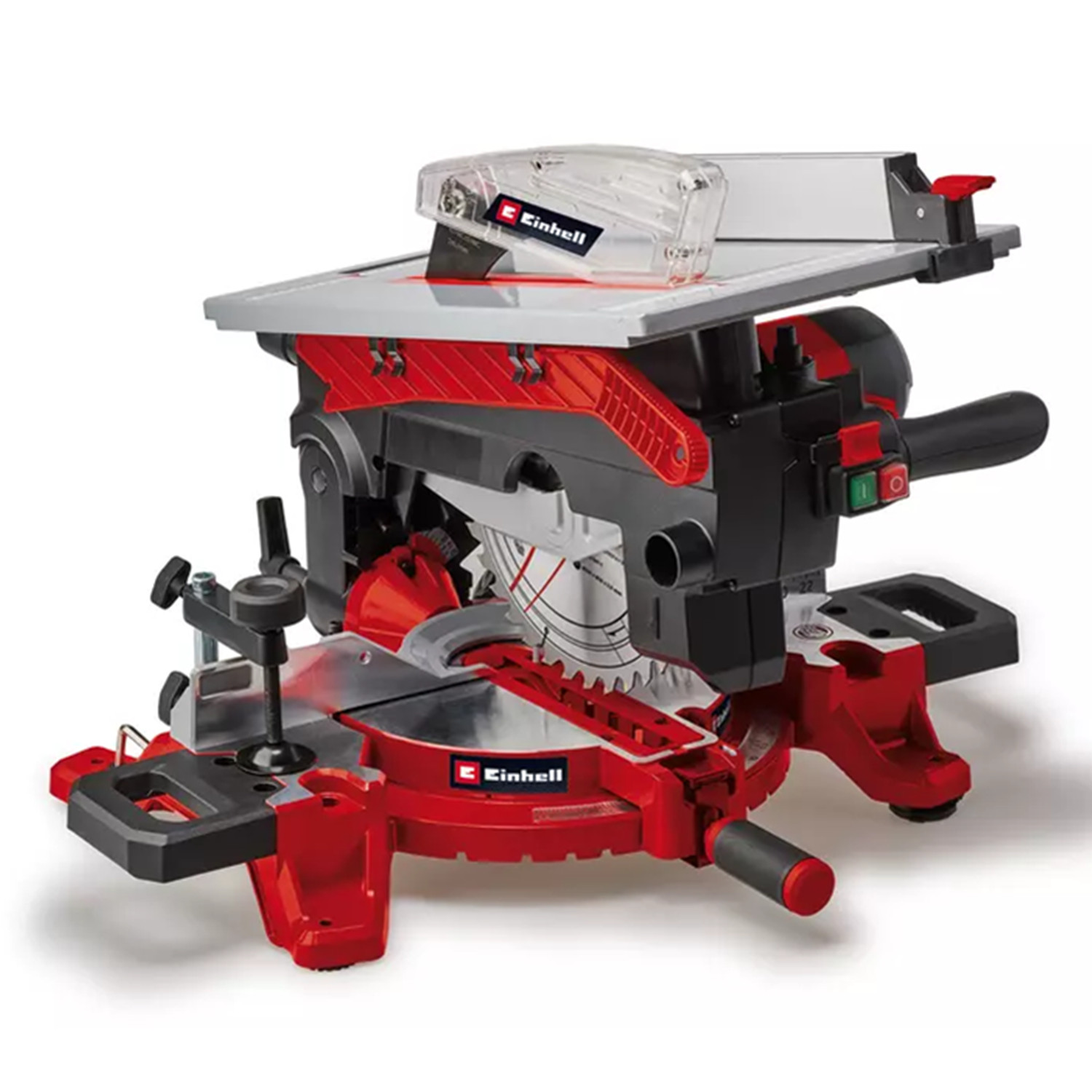 SIERRA INGLETEADORA CON MESA SUPERIOR 254MM 2000W EINHELL - 1