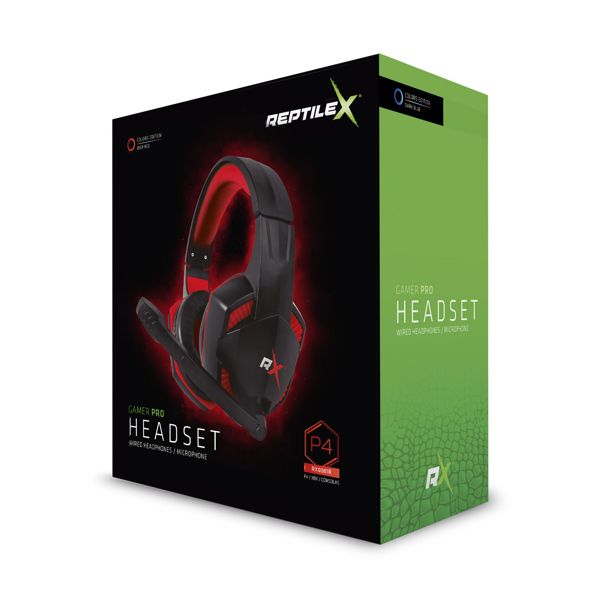 AUDIFONO GAMER CON MICROFONO PRO 4 RED - 4