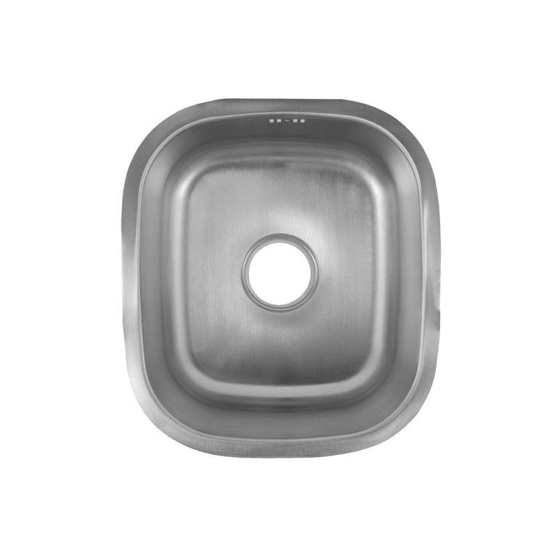 LAVAPLATOS DEKORA 43X39 CM ESPESOR 1MM PLATA EMPOTRAR BAJO CUBIERTA - 1
