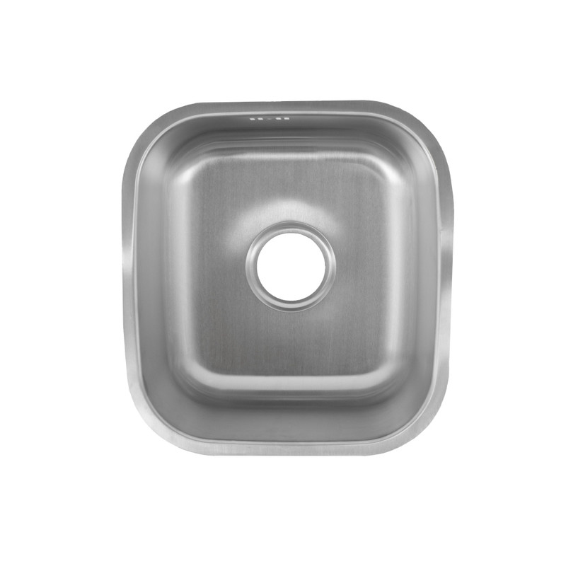 LAVAPLATOS DEKORA 39X36 CM 1MM PLATA EMPOTRAR SOBRE O BAJO CUBIERTA - 1