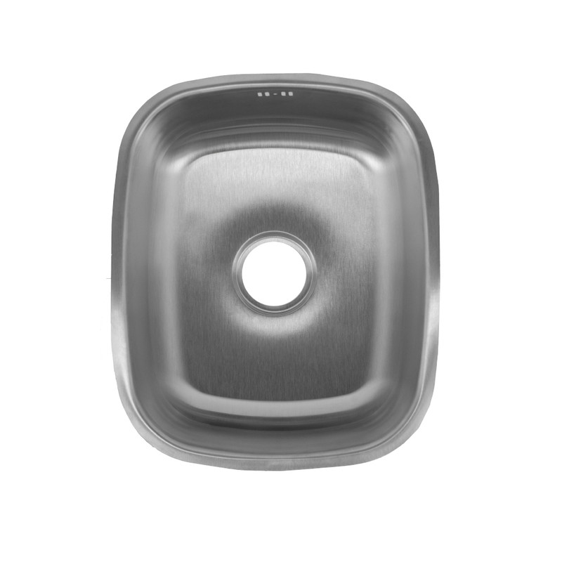LAVAPLATOS DEKORA 49X39 CM ESPESOR 1MM PLATA EMPOTRAR BAJO CUBIERTA - 1