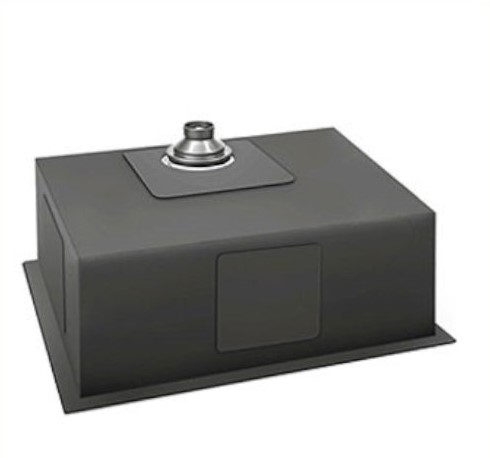 LAVAPLATOS DEKORA 55X43 CM ESPESOR 2MM NEGRO EMPOTRAR SOBRE O BAJO CUBIERTA - 2