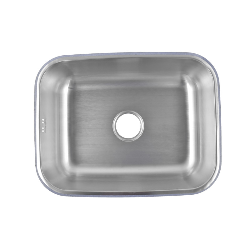 LAVAPLATOS DEKORA 57X44 CM ESPESOR 1MM PLATA EMPOTRAR BAJO CUBIERTA - 1