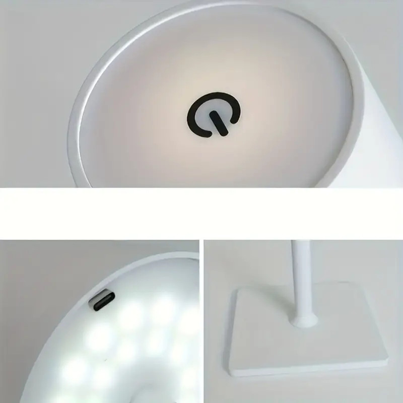LAMPARA LED TOUCH RECARGABLE DE MESA COLOR BLANCO DEKORA 36349B - 7