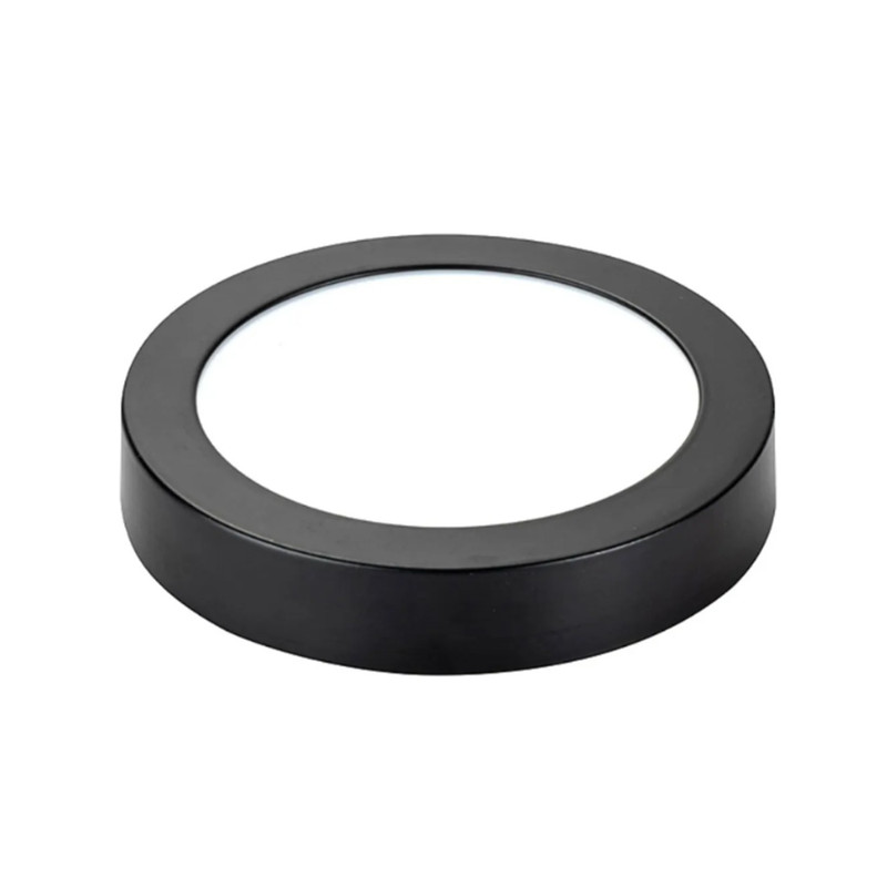 FOCO LED 6 W REDONDO NEGRO CALIDO 3000K DEKORA - 2