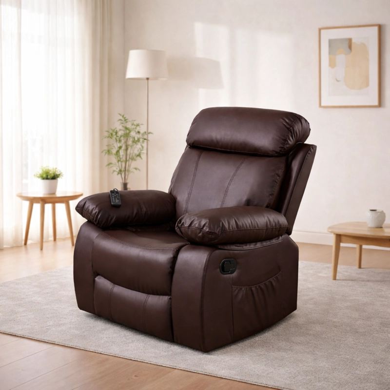 BERGERE CANNON DALLAS AM 4 PUNTOS VIBROMASAJE CAFÉ - 1