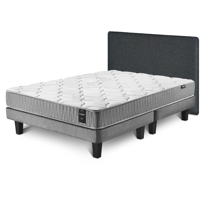 COMBO CAMA I-REST 2 PLAZAS  + RESPALDO KIR MARENGO - 1