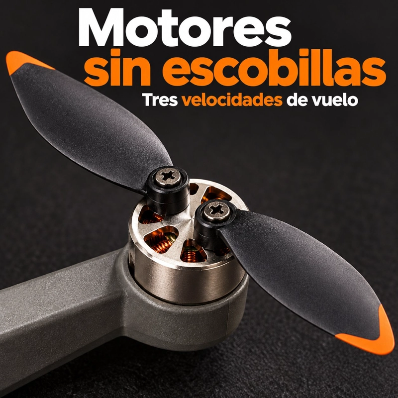 DRON DIF AIR 3 PRO 4K DOBLE CAMARA CON PANTALLA 5,5 PULGADAS PLEGABLE GRIS - 5