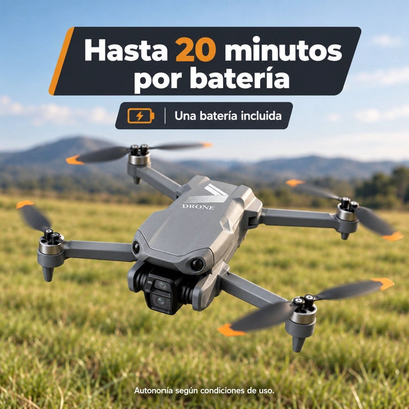 DRON DIF AIR 3 PRO 4K DOBLE CAMARA CON PANTALLA 5,5 PULGADAS PLEGABLE GRIS - 8
