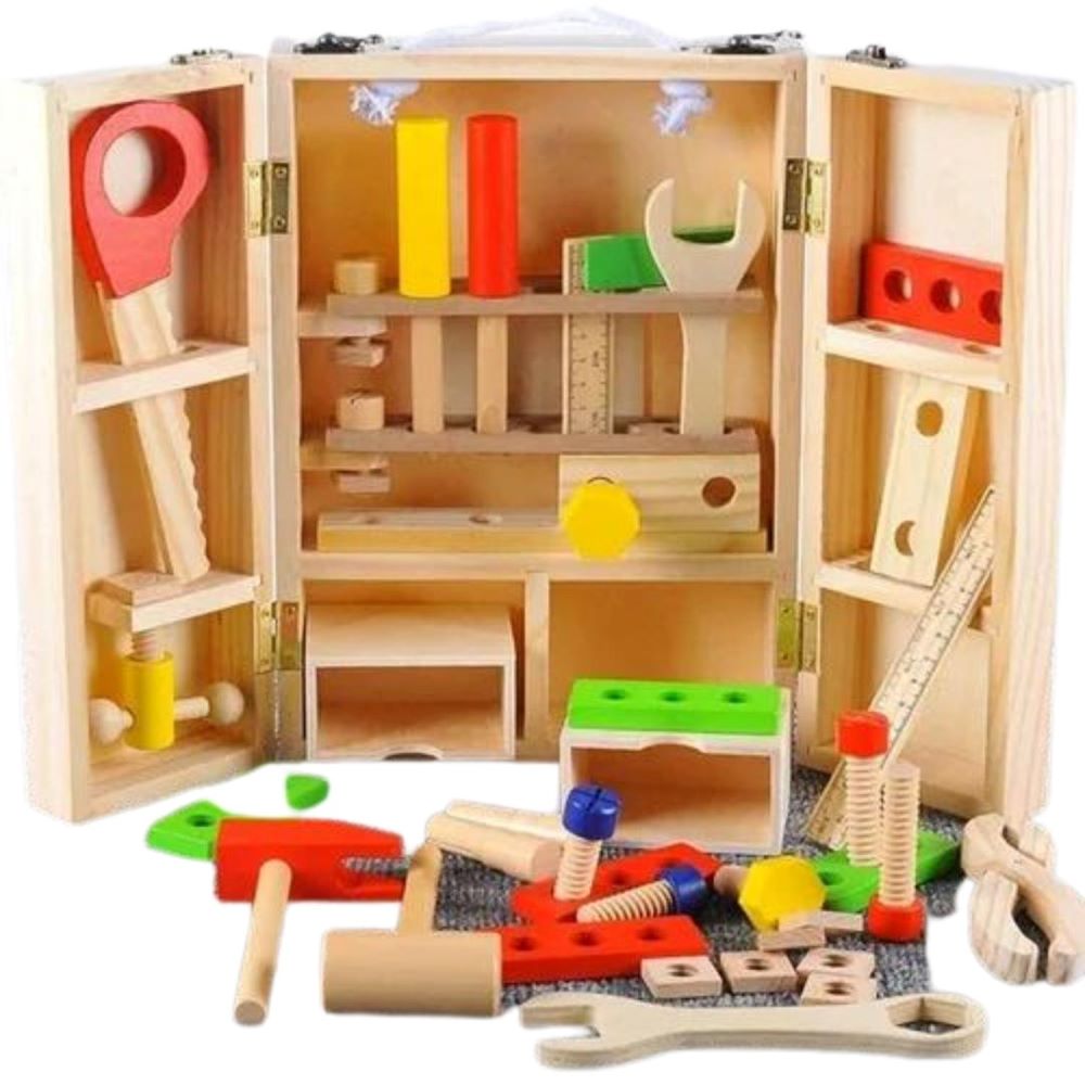 JUGUETE HERRAMIENTAS EN MADERA NIÑOS TOY COD10005 - 1