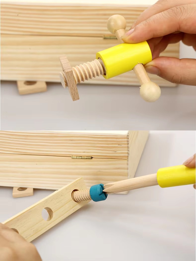 JUGUETE HERRAMIENTAS EN MADERA NIÑOS TOY COD10005 - 8