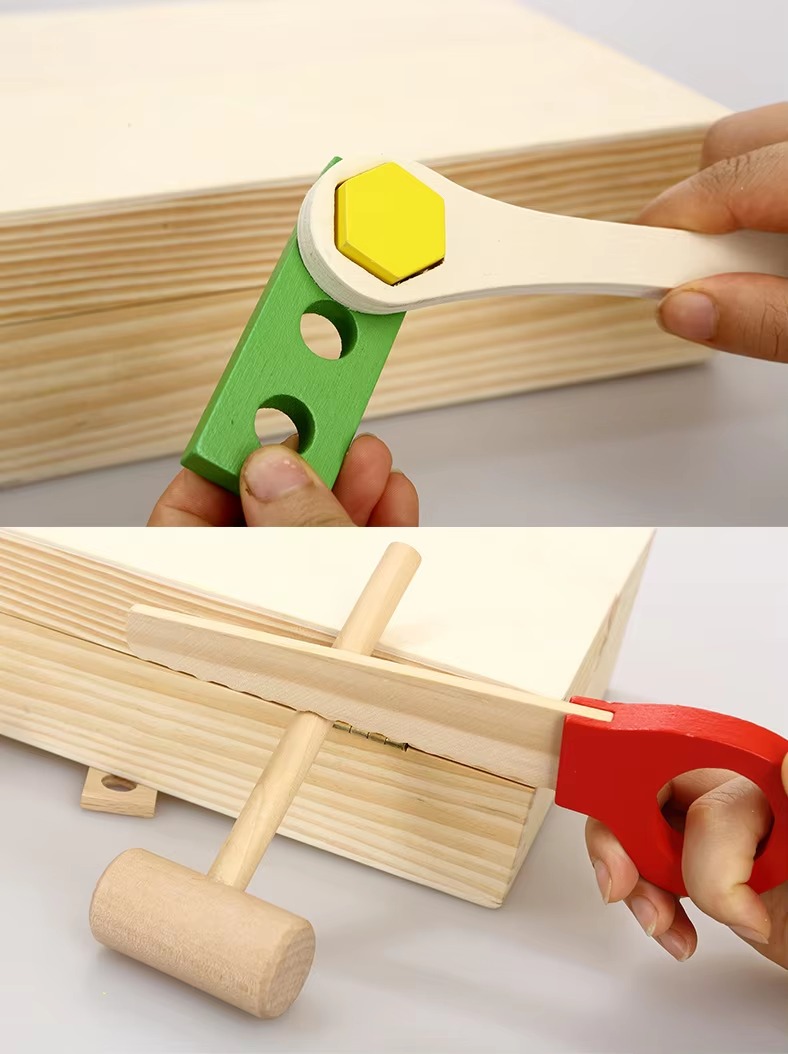 JUGUETE HERRAMIENTAS EN MADERA NIÑOS TOY COD10005 - 9
