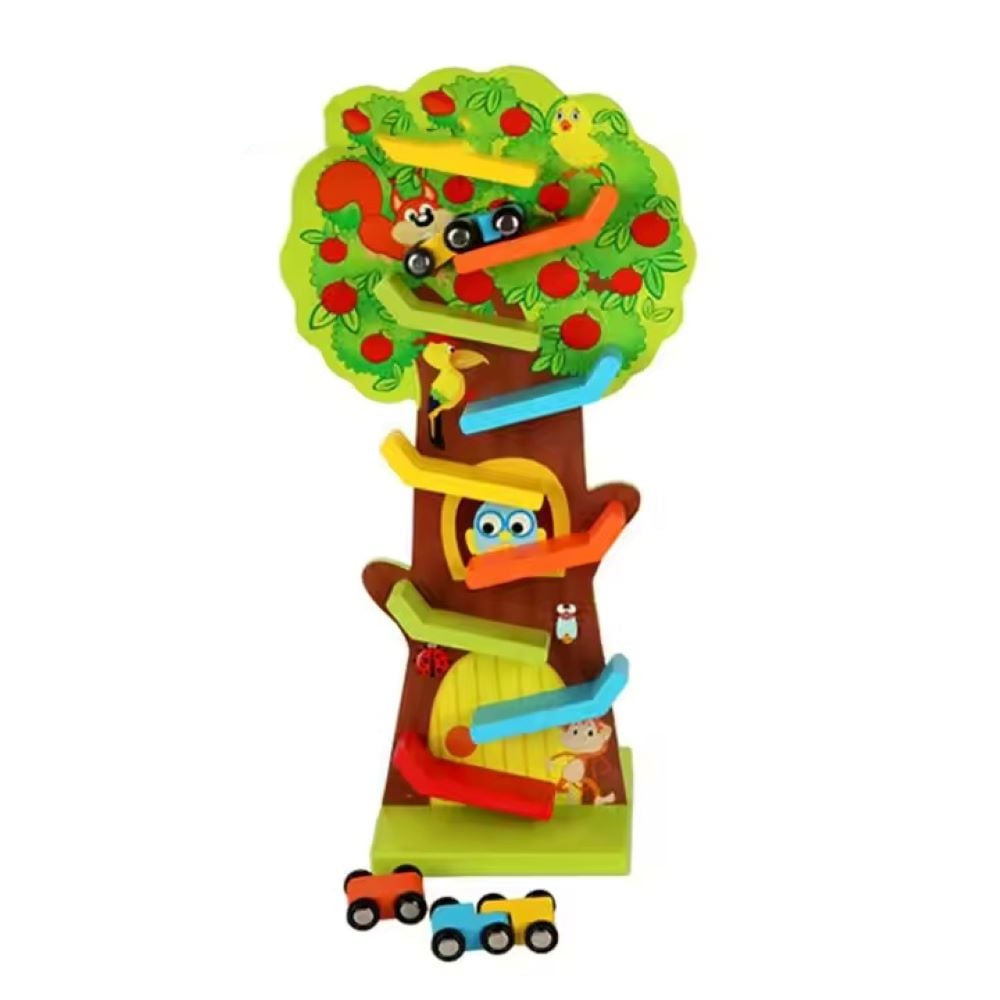 PISTA AUTOS 10011 EN MADERA VERDE NIÑOS HOT WHEELS COD. - 2