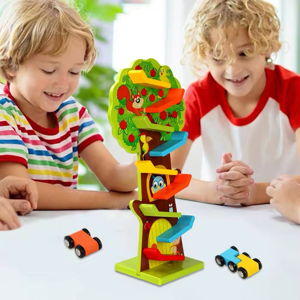 PISTA AUTOS 10011 EN MADERA VERDE NIÑOS HOT WHEELS COD. - 3