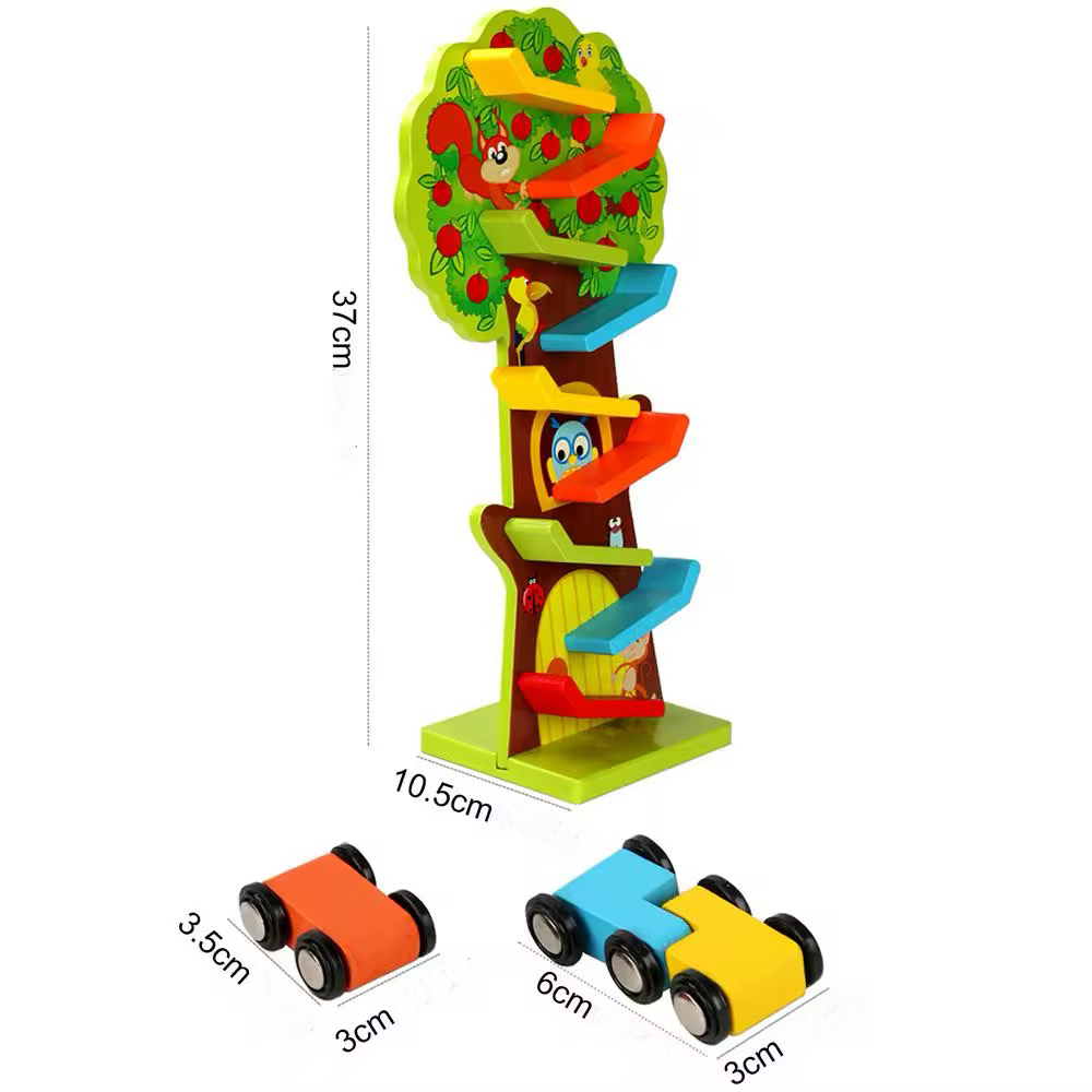 PISTA AUTOS 10011 EN MADERA VERDE NIÑOS HOT WHEELS COD. - 4