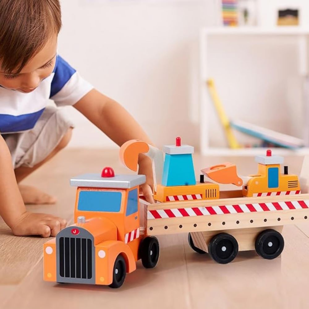 SET EGLO CAMIÓN CONSTRUCCIÓN EN MADERA HOT COD10001 - 3