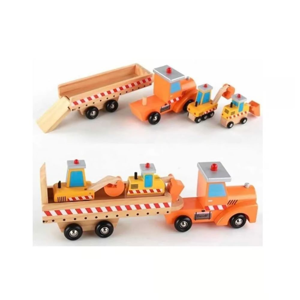 SET EGLO CAMIÓN CONSTRUCCIÓN EN MADERA HOT COD10001 - 5