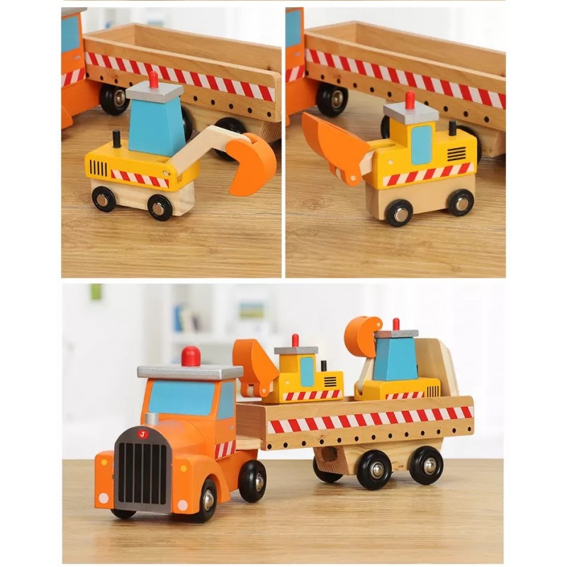 SET EGLO CAMIÓN CONSTRUCCIÓN EN MADERA HOT COD10001 - 8