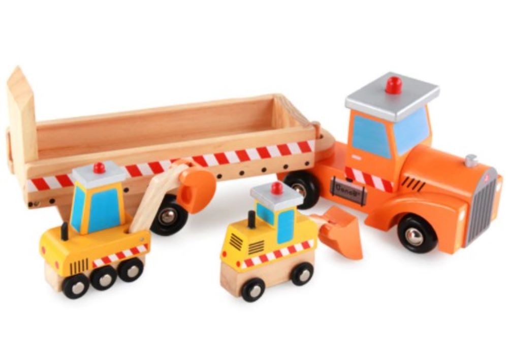 SET EGLO CAMIÓN CONSTRUCCIÓN EN MADERA HOT COD10001 - 9
