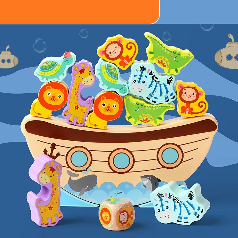 JUEGO DIDÁCTICO BALANCE Y EQUILIBRIO ARCA ANIMALES - 3
