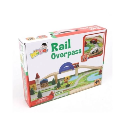 PISTA TREN A PILAS NIÑOS CON RIELES Y ACCESORIOS C10056 - 7