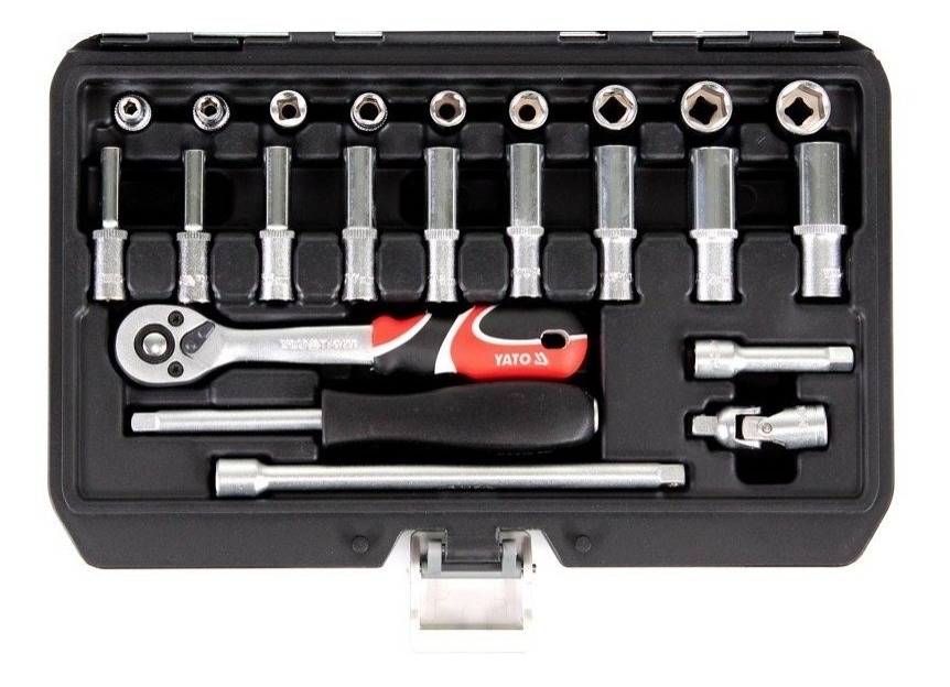 SET DADOS YATO 1/4 CORTO LARGO 23 PIEZAS - 2