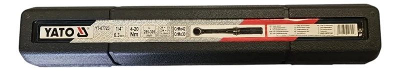 LLAVE DE TORQUE 1/4 4-20NM YATO YT-07723 - 1