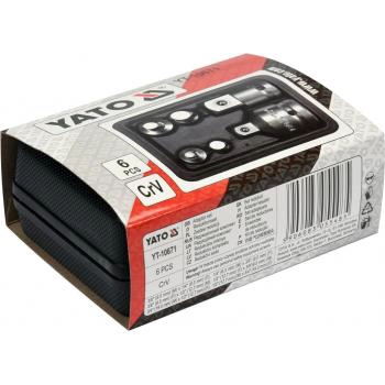 SET ADAPTADORES  1/4 3/8 1/2 3/4 YT-10671-YATO - 1