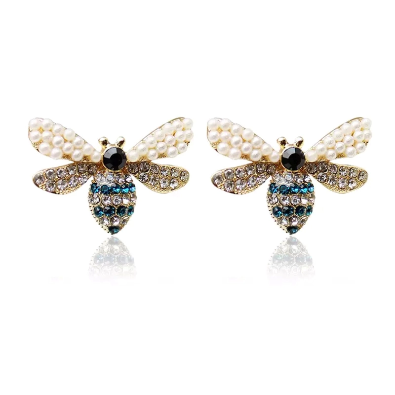 AROS PENDIENTES DISEÑO ABEJA - 1