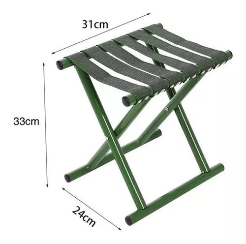 SILLA PORTÁTIL PISO PLEGABLE CAMPING - 2