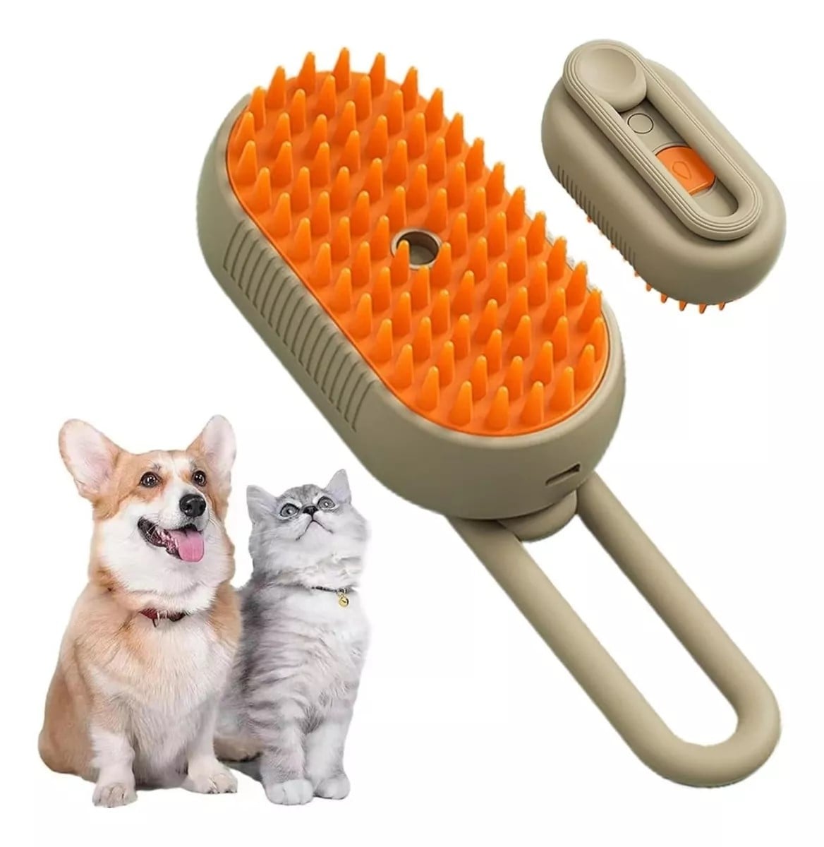 CEPILLO VAPOR MASCOTAS 3 EN 1 ELIMINADOR PELO - 1