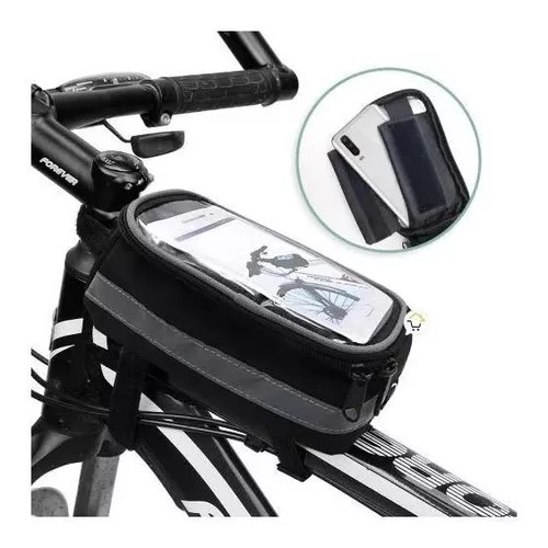 BOLSO PARA BICICLETA PORTA CELULAR HERRAMIENTAS TOUCH - 1