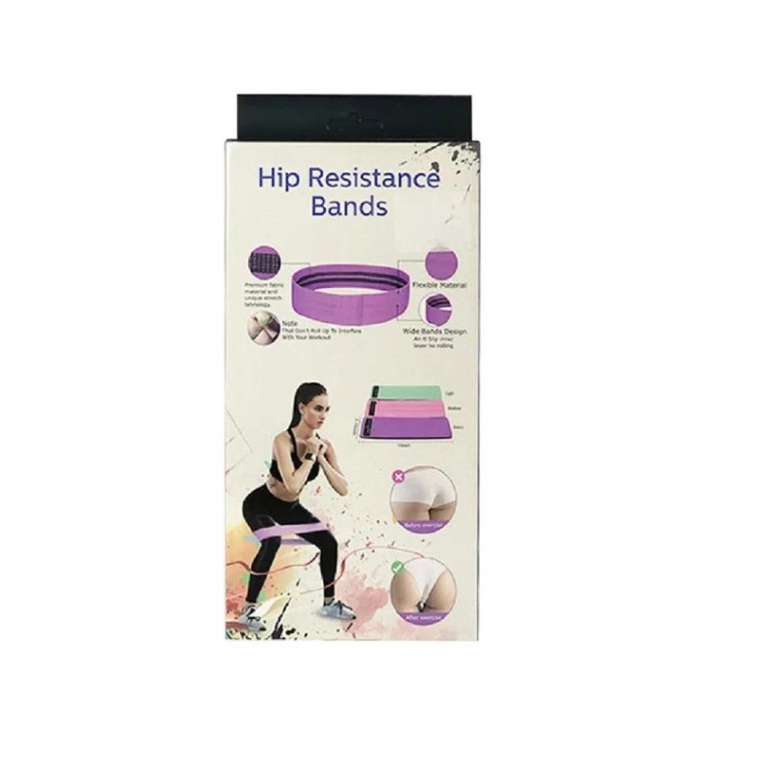 BANDA RESISTENCIA EJERCICIOS FITNESS PACK X 3 - 2