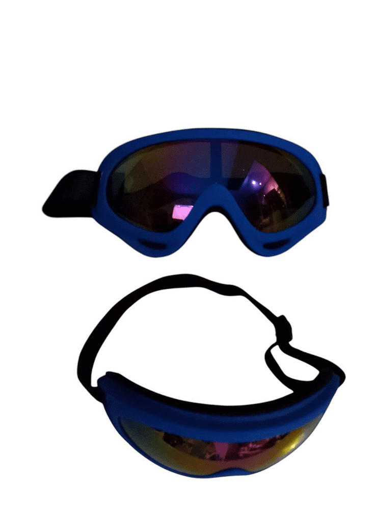 LENTES ANTIPARRAS NIEVE CON FILTRO UV PARA SNOWBOARD AZUL - 2