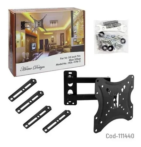 SOPORTE PARA TV LED MOVIL BRAZO ARTICULADO 14 A 50 PULGADAS - 1