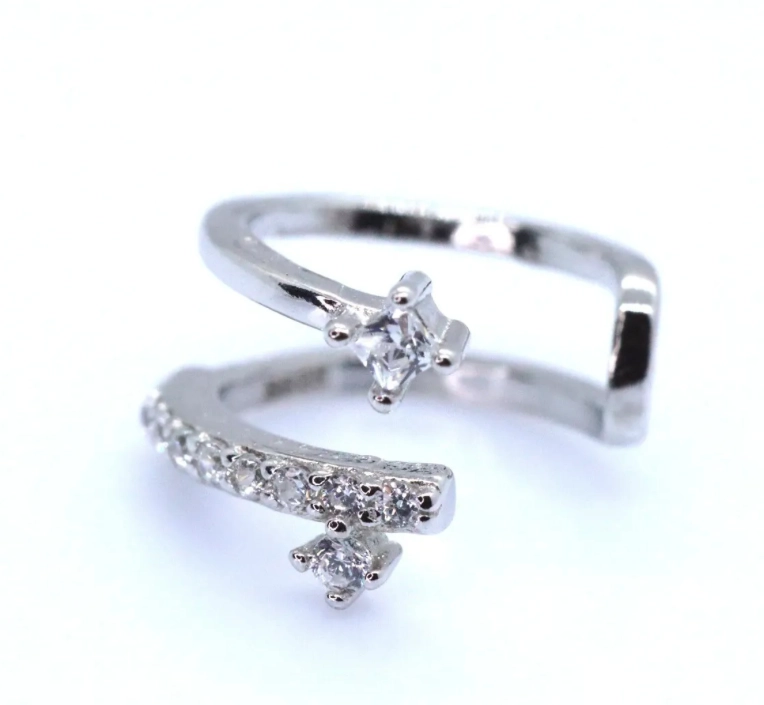 ARO EARCUFF S CIRCONES PLATA 925 - 1