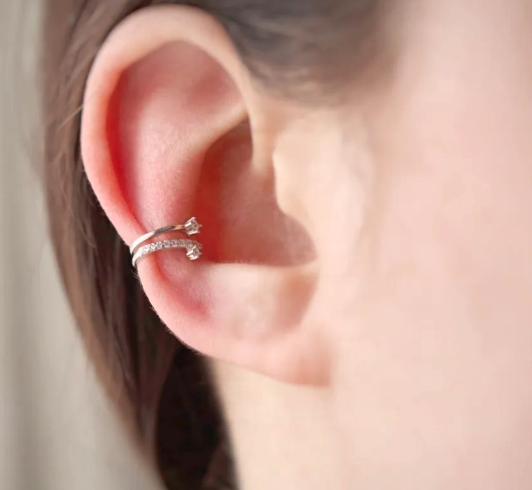 ARO EARCUFF S CIRCONES PLATA 925 - 2