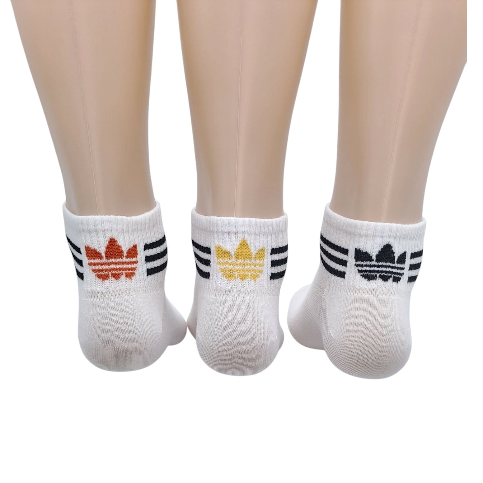CALCETINES PACK X3 ADIDAS TOBILLERAS COLOR BLANCO #4 - 2