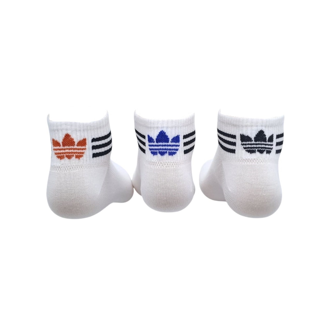 CALCETINES PACK X3 ADIDAS TOBILLERAS COLOR BLANCO #1 - 2