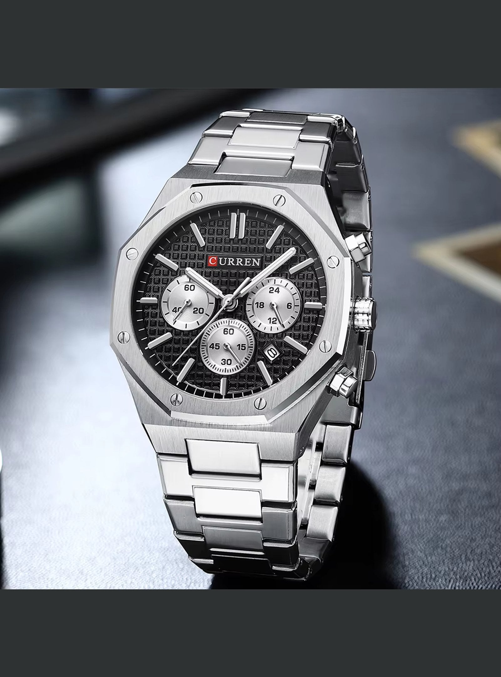RELOJ CURREN 8440-1 CRONOGRAFO - 2