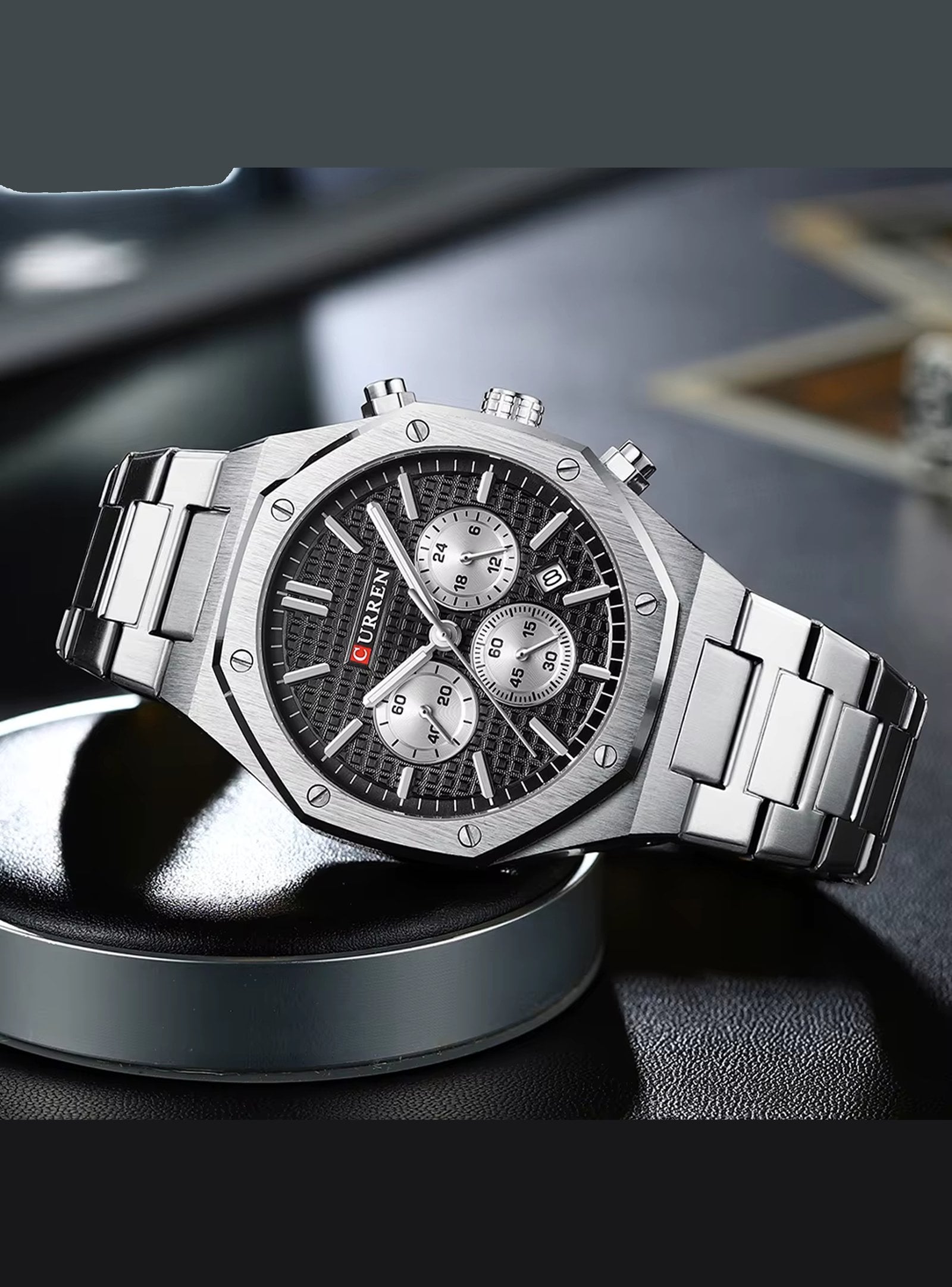 RELOJ CURREN 8440-1 CRONOGRAFO - 3