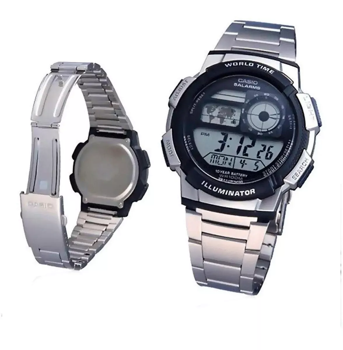RELOJ CASIO AE-1000WD-1AV – DURABILIDAD Y FUNCIONALIDAD EN UN DISEÑO CLASICO - 3