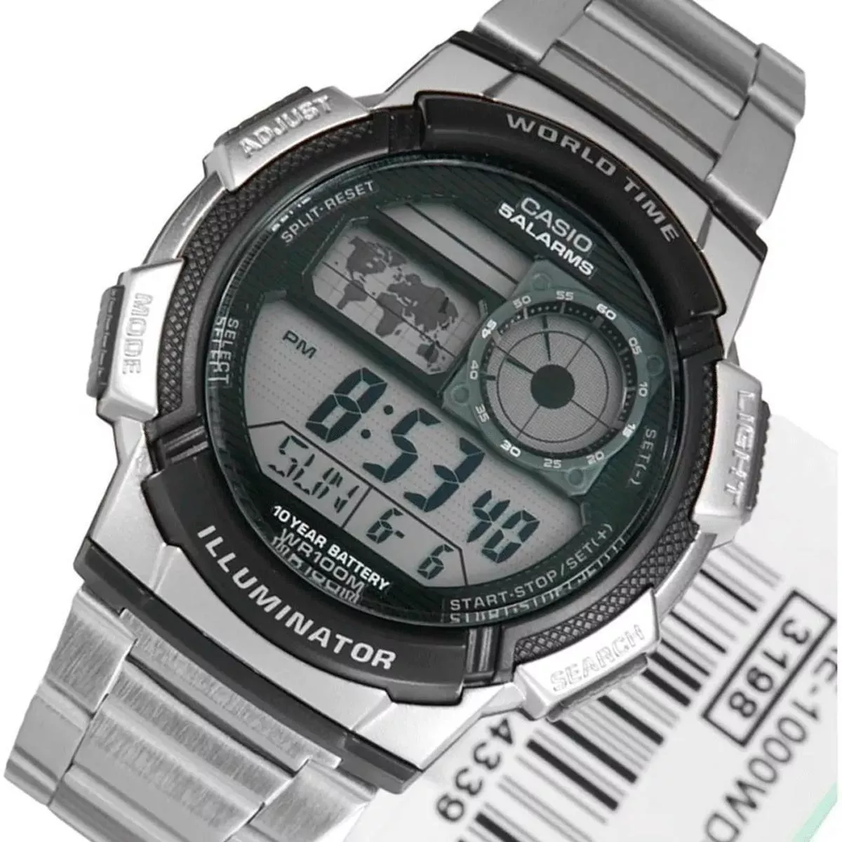 RELOJ CASIO AE-1000WD-1AV – DURABILIDAD Y FUNCIONALIDAD EN UN DISEÑO CLASICO - 4