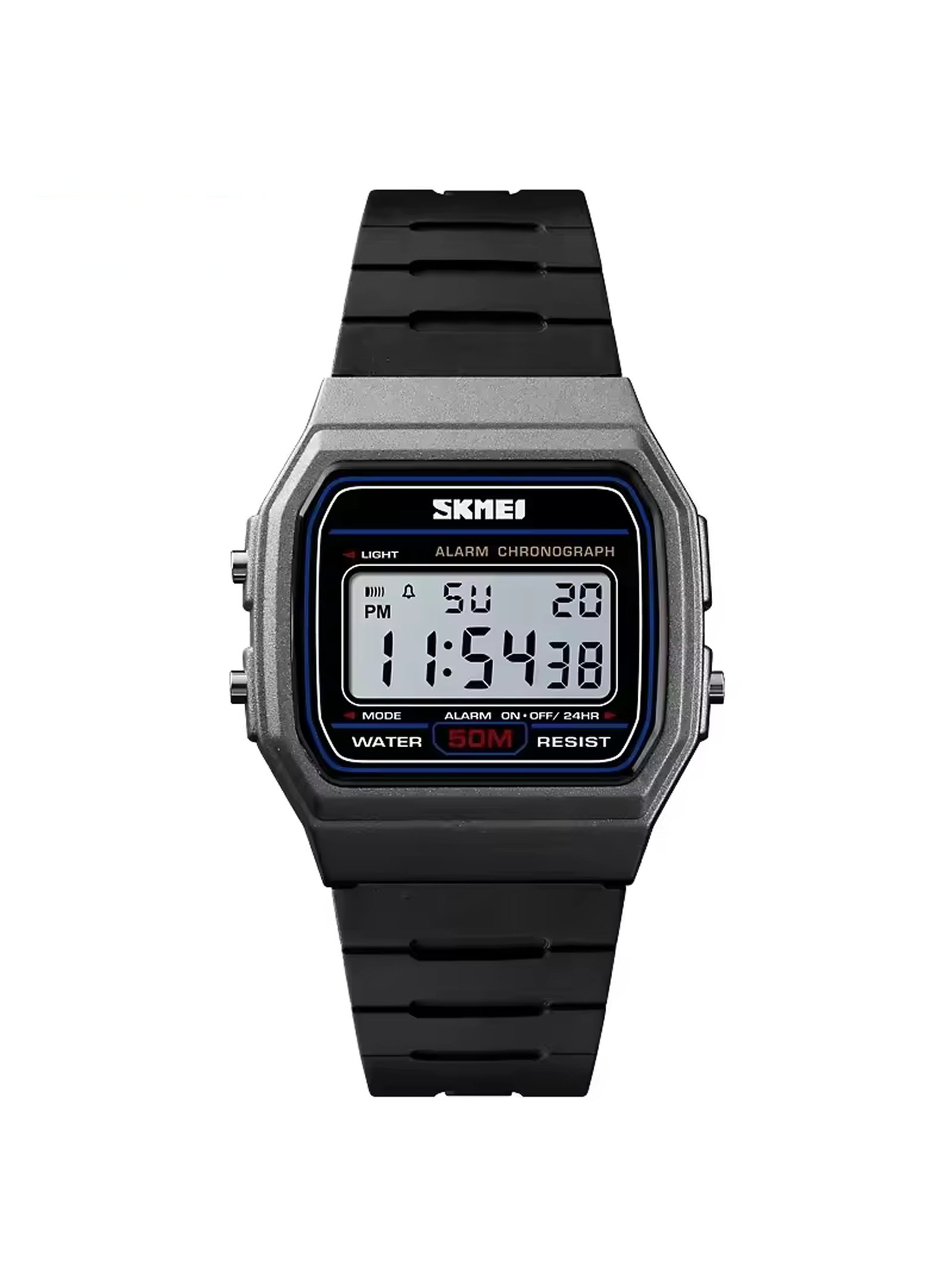 SKMEI 1412 TITANIUM – RELOJ DIGITAL PARA MUJER, RETRO, RESISTENTE AL AGUA Y FUNCIONAL - 1