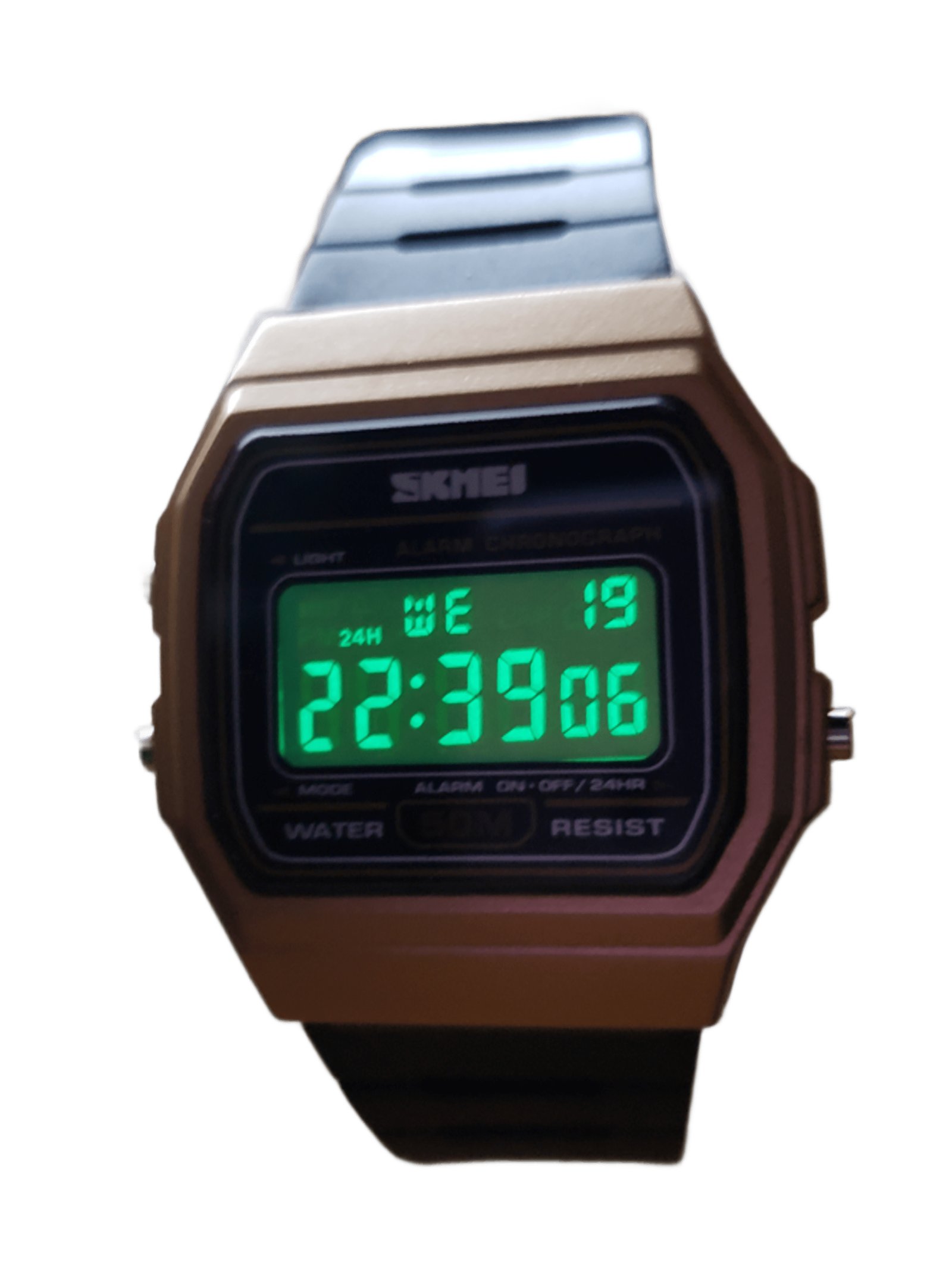 SKMEI 1412 DORADO – RELOJ DIGITAL PARA MUJER, RETRO, RESISTENTE AL AGUA Y FUNCIONAL - 4