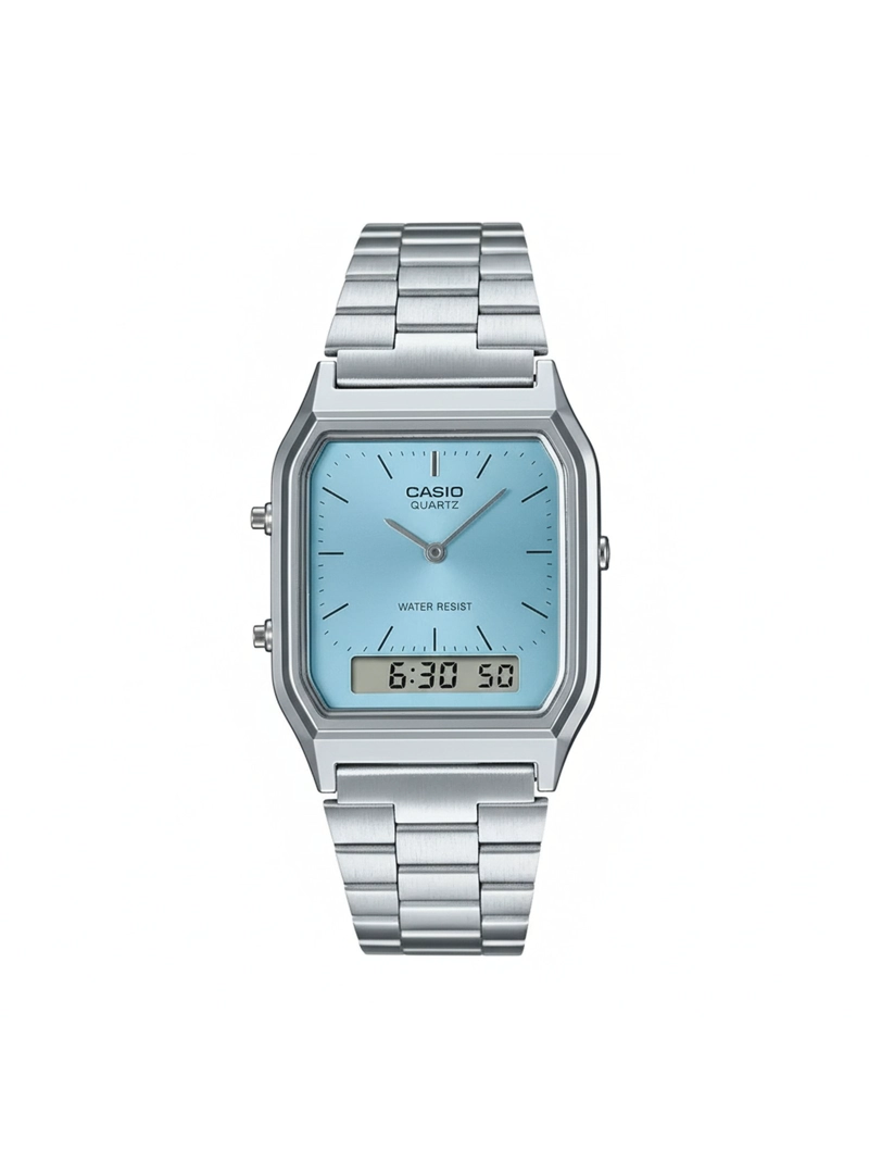 CASIO AQ-230A-2A1 DH359 - CLASICO RETRO CON TOQUE MODERNO - 1