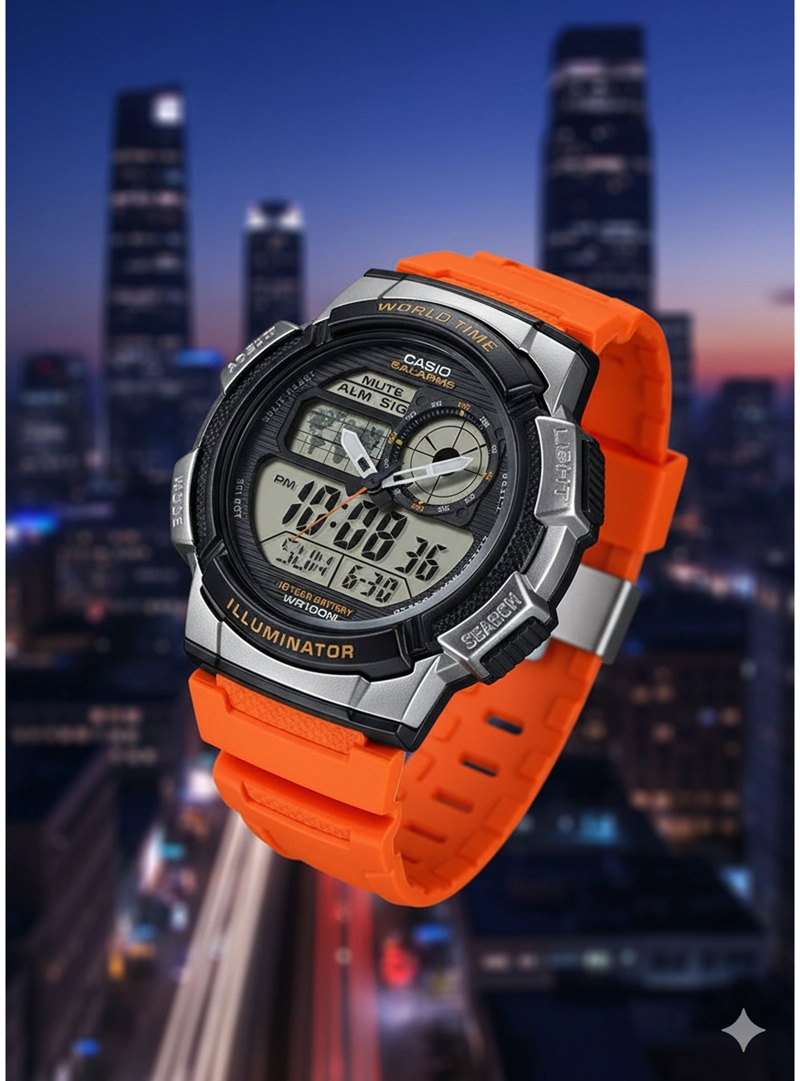 CASIO AE-1000W-4BV DH224 – PRECISION GLOBAL Y ESTILO DEPORTIVO - 3