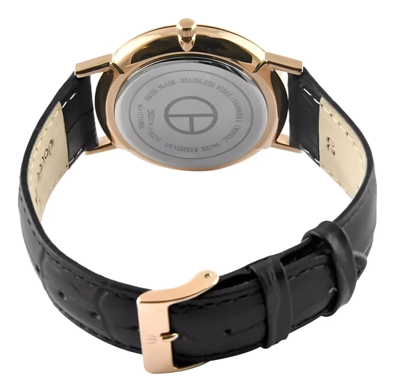 RELOJ CLAUDE BERNARD BLACK SLIM LINE HOMBRE 20219.37RCNIR - 2